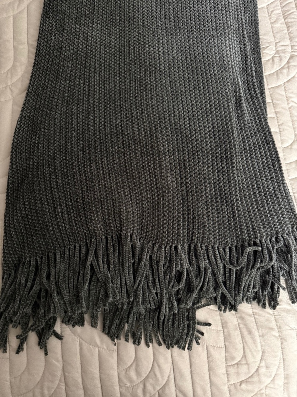 NWOT chenille throw blanket